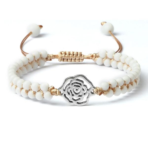 beaded, strands simple flower charm bracelets 4mm natural white porcelain black matte beaded handmade braided women bracelet friendship jewe
beaded, strands simple flower charm bracelets 4mm natural white porcelain black matte beaded handmade braided women bracelet friendship jewe