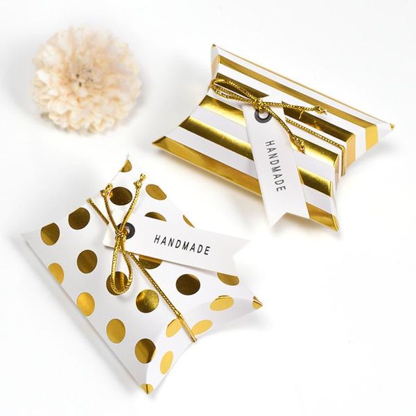 gift wrap 5pcs/lot birthday small candy box bulk 9x 2.4 x6.5 cm gold white strips pillow packaging party decorations
gift wrap 5pcs/lot birthday small candy box bulk 9x 2.4 x6.5 cm gold white strips pillow packaging party decorations