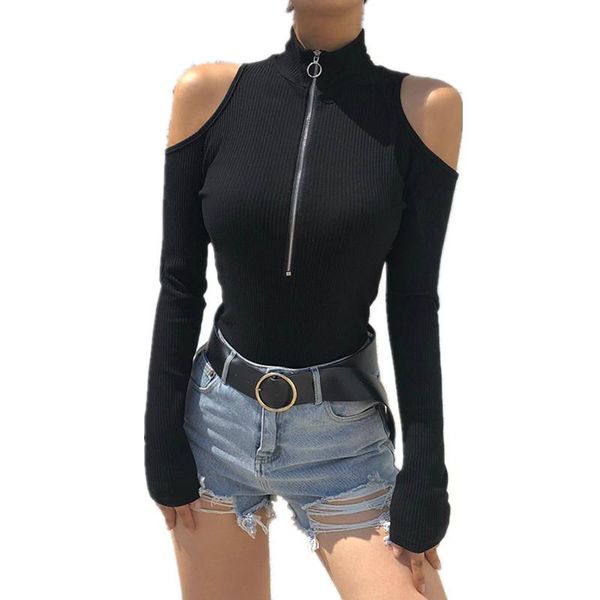 women's jumpsuits & rompers long sleeve bodysuit women 2021 autumn turtleneck body femme woman bodycon black hollow out, Black;white
women's jumpsuits & rompers long sleeve bodysuit women 2021 autumn turtleneck body femme woman bodycon black hollow out, Black;white