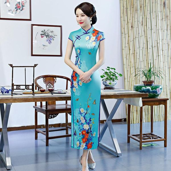 ethnic clothing elegant lady print floral qipao high split cheongsam classic button mandarin collar chinese dress gown party prom vesti, Red
ethnic clothing elegant lady print floral qipao high split cheongsam classic button mandarin collar chinese dress gown party prom vesti, Red