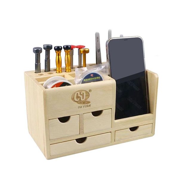 professional hand tool sets mayuan mobile phone repair part storage box for screwdriver/tweezers/diamond wire/parts solid wood material desk
professional hand tool sets mayuan mobile phone repair part storage box for screwdriver/tweezers/diamond wire/parts solid wood material desk