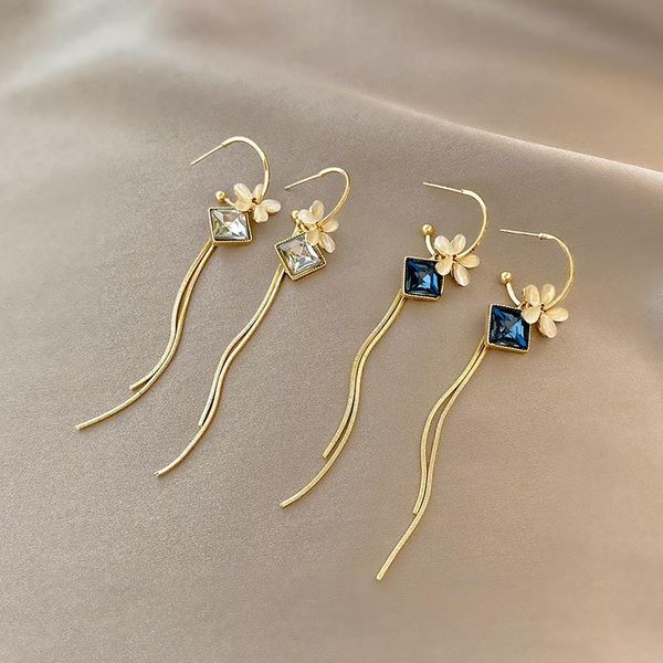 dangle & chandelier 2021 long metal tassels fashion women drop earrings contracted fine flowers temperament senior trend joker, Silver
dangle & chandelier 2021 long metal tassels fashion women drop earrings contracted fine flowers temperament senior trend joker, Silver