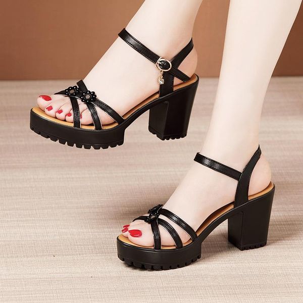 sandals platform block heel women summer shoes 2021elegant high ladies office party sandal large size 32-43, Black
sandals platform block heel women summer shoes 2021elegant high ladies office party sandal large size 32-43, Black