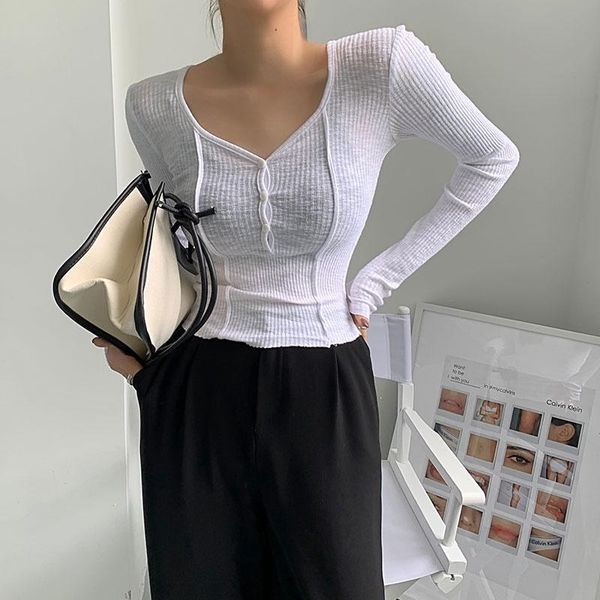 women's sweaters 2021 winter knit pullover design y2k short korean fashion clothing bottoming shirt casual outdoor chic, White;black
women's sweaters 2021 winter knit pullover design y2k short korean fashion clothing bottoming shirt casual outdoor chic, White;black