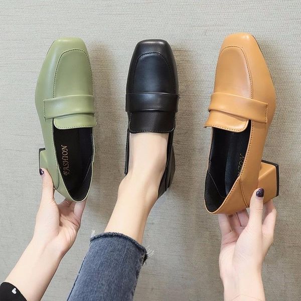 dress shoes 2021 women woman fashion thick high heels slip on casual belt buckle square toe solid pu leather oxford, Black
dress shoes 2021 women woman fashion thick high heels slip on casual belt buckle square toe solid pu leather oxford, Black