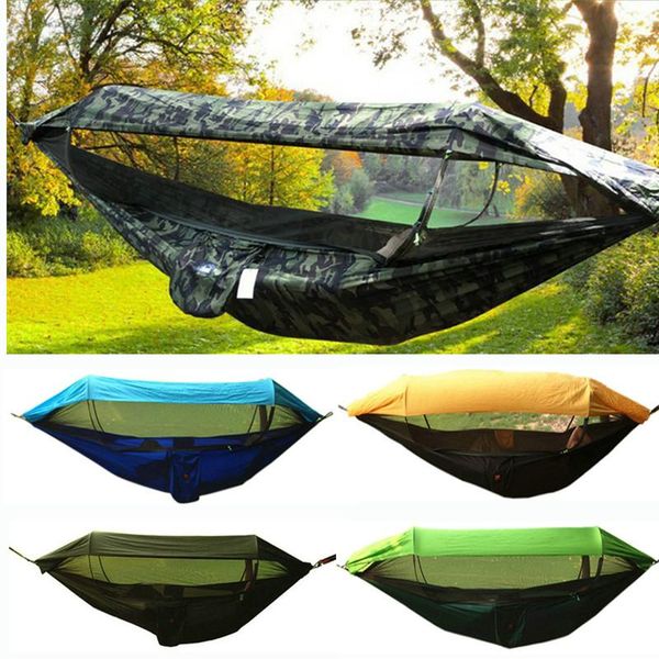 outdoor games & activities big size portable camping hammock with awning mosquito net high strength parachute fabric hanging bed hunting swi
outdoor games & activities big size portable camping hammock with awning mosquito net high strength parachute fabric hanging bed hunting swi