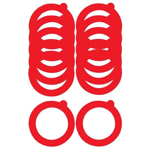 kitchen storage & organization 12 pack silicone replacement gasket, airtight rubber seals rings for mason jar lids, leak-proof canning
kitchen storage & organization 12 pack silicone replacement gasket, airtight rubber seals rings for mason jar lids, leak-proof canning