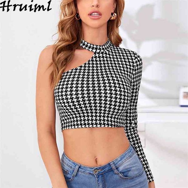 vintage long sleeve plaid women blouses one shoulder crop elegant irregular o neck womens autumn fashion 210513, White
vintage long sleeve plaid women blouses one shoulder crop elegant irregular o neck womens autumn fashion 210513, White