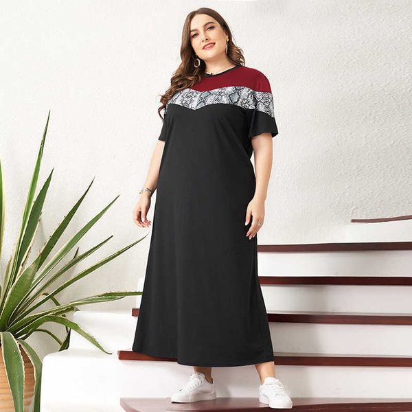 casual dresses summer products ladies fashion sports wind snake pattern color matching stretch loose large size women's long 3qj4, Black;gray
casual dresses summer products ladies fashion sports wind snake pattern color matching stretch loose large size women's long 3qj4, Black;gray