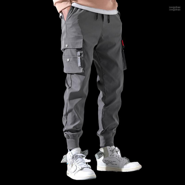 cargo pants men with pocket korean clothing fashion spring autumn ankle-length male trousers outdoor joggers man men's, Black
cargo pants men with pocket korean clothing fashion spring autumn ankle-length male trousers outdoor joggers man men's, Black