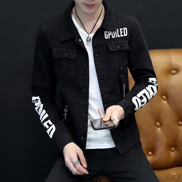 men's jackets spring autumn letter printed street hip hop teenagers denim jacket men's korean trend slim retro men clothes lk4d, Black;brown
men's jackets spring autumn letter printed street hip hop teenagers denim jacket men's korean trend slim retro men clothes lk4d, Black;brown