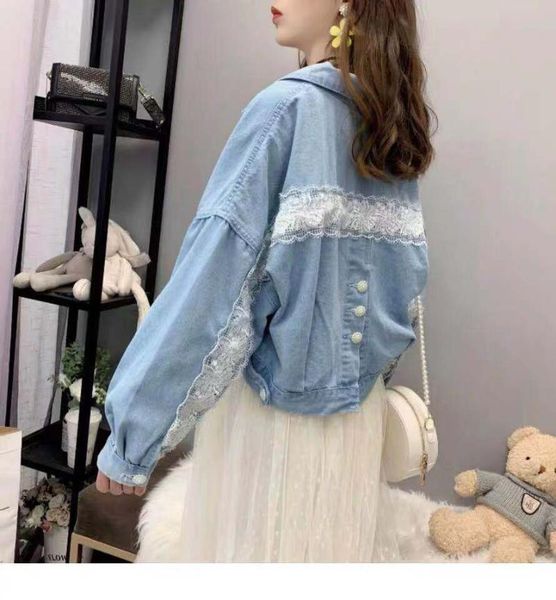 women's jackets spring jeans women coats lace casacos feminino denim jacket femme autumn vintage bomber basic girls outwear, Black;brown
women's jackets spring jeans women coats lace casacos feminino denim jacket femme autumn vintage bomber basic girls outwear, Black;brown