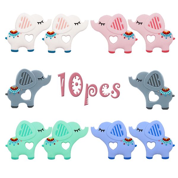 10pcs/lot Baby Silicone Teether Rodent Elephant DIY Cartoon Animal Ring Necklace Infant Toddle Chew Charms Kids Teething Toys
10pcs/lot Baby Silicone Teether Rodent Elephant DIY Cartoon Animal Ring Necklace Infant Toddle Chew Charms Kids Teething Toys