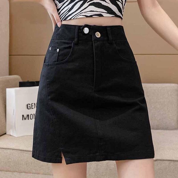 skirts the summer of 2021 fashion han edition high waist jeans s female leisure pure color split a-line, Black
skirts the summer of 2021 fashion han edition high waist jeans s female leisure pure color split a-line, Black