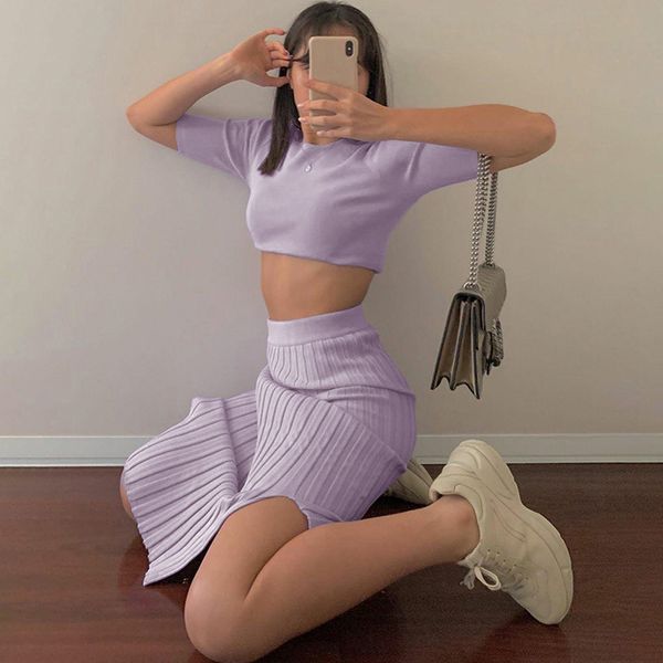 paris girl causal women 2 piece sets fashion solid color slim o-neck short-sleeved sweater suit female knitted crop 210524, White
paris girl causal women 2 piece sets fashion solid color slim o-neck short-sleeved sweater suit female knitted crop 210524, White