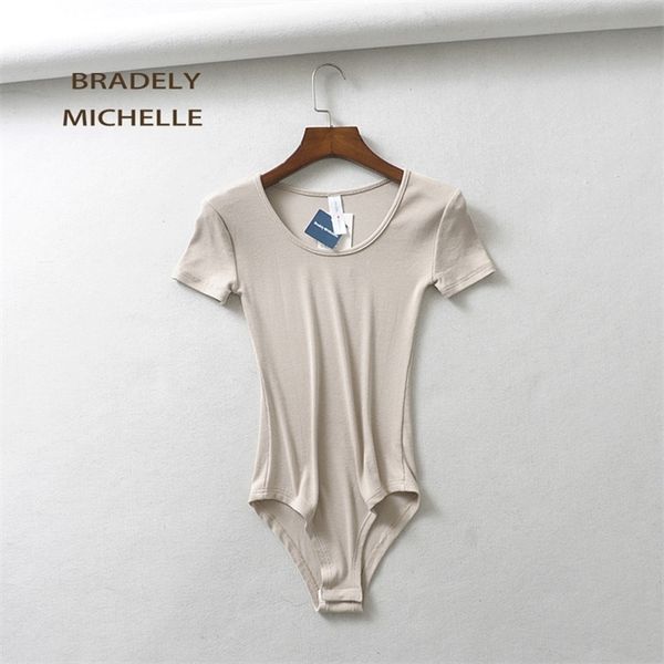 bradely michelle women slim short-sleeve deep o-neck bodysuits female rompers streetwear jumpsuits, Black;white
bradely michelle women slim short-sleeve deep o-neck bodysuits female rompers streetwear jumpsuits, Black;white
