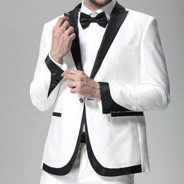 men's suits & blazers fashion handsome elegant custom white plus size men slim fit tuxedo for wedding dress beach party (blazer + pants, White;black
men's suits & blazers fashion handsome elegant custom white plus size men slim fit tuxedo for wedding dress beach party (blazer + pants, White;black