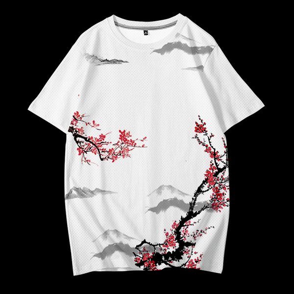 plum fashion t-shirt summer loose short-sleeved t-shirt men's casual street style mesh sports t-shirt, White;black
plum fashion t-shirt summer loose short-sleeved t-shirt men's casual street style mesh sports t-shirt, White;black
