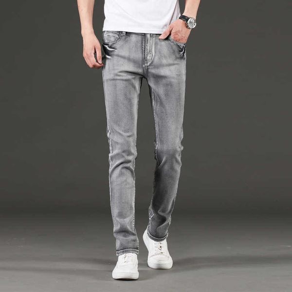 men's jeans korean style fashion retro gray elastic slim fit simple casual for vintage designer stretch denim pants l9sa, Blue
men's jeans korean style fashion retro gray elastic slim fit simple casual for vintage designer stretch denim pants l9sa, Blue