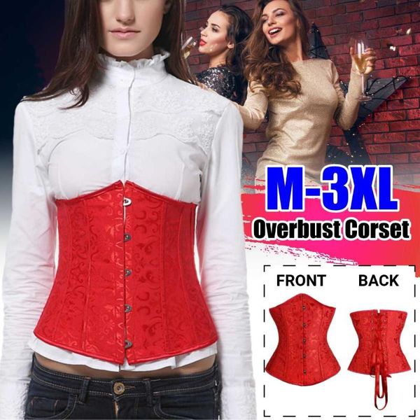women's shapers underbust corset bustiers -3xl steampunk gothic shaper bustier slim body steel busk boned waist trainer, Black;white
women's shapers underbust corset bustiers -3xl steampunk gothic shaper bustier slim body steel busk boned waist trainer, Black;white