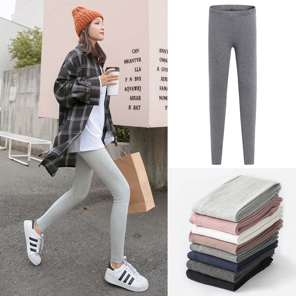2021 sprg new grey pure cotton legggs women wear th 9-pot autumn pants summer and thickened winter, Black
2021 sprg new grey pure cotton legggs women wear th 9-pot autumn pants summer and thickened winter, Black