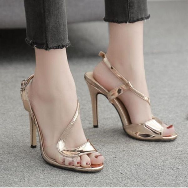 transparent pumps ladies summer high heels stiletto buckle strap gladiator sandals peep toe shoes women party, Black
transparent pumps ladies summer high heels stiletto buckle strap gladiator sandals peep toe shoes women party, Black