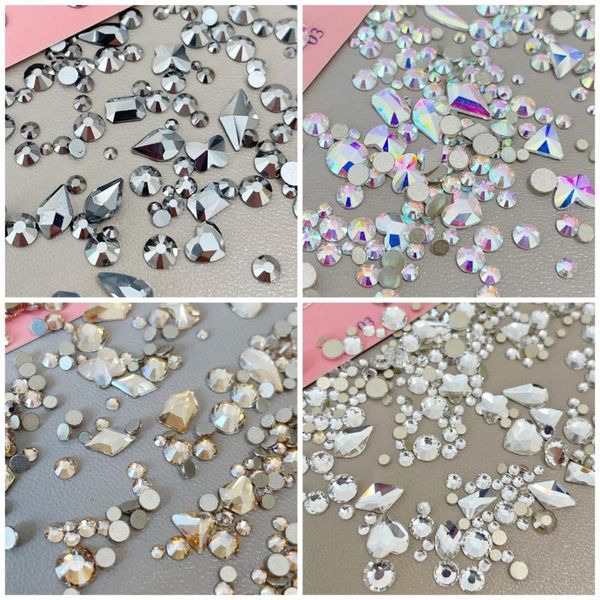 box glitter 3d rhinestones ab flat back shiny stones nail art decorations mixed size gems crystal strass accessories, Silver;gold
box glitter 3d rhinestones ab flat back shiny stones nail art decorations mixed size gems crystal strass accessories, Silver;gold