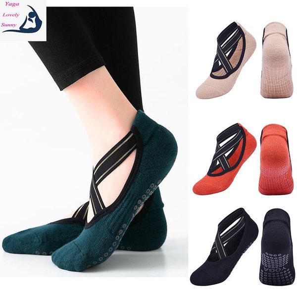 cotton yoga socks anti-slip for women exercise fitness non skid grips pilates ballet dance barefoot sock slippers sports, Black
cotton yoga socks anti-slip for women exercise fitness non skid grips pilates ballet dance barefoot sock slippers sports, Black
