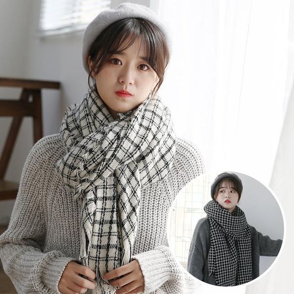 scarves double face cashmere scarf for women sweet autumn and winter warm tassel plaid, Blue;gray
scarves double face cashmere scarf for women sweet autumn and winter warm tassel plaid, Blue;gray