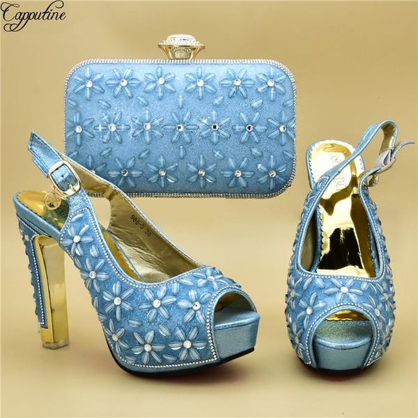dress shoes fashion sky blue high heel evening and clutch bag set with stones for wedding/party 988-5, height 12cm, Black
dress shoes fashion sky blue high heel evening and clutch bag set with stones for wedding/party 988-5, height 12cm, Black