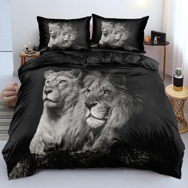 bedding sets 3d black bed linens animal duvet cover pillow slips king super twin double full size 160*200cm lion bedclothes
bedding sets 3d black bed linens animal duvet cover pillow slips king super twin double full size 160*200cm lion bedclothes