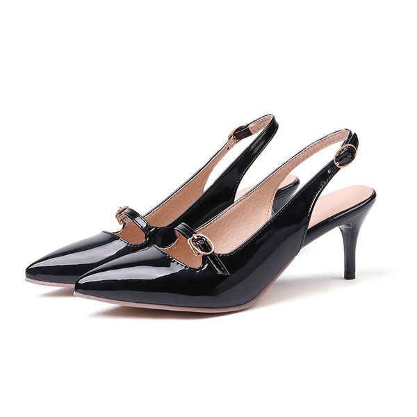sandals patent leather pointed toe high heels yellow pumps women spring elegant lady office party shoes large size 33-48 8ktj, Black
sandals patent leather pointed toe high heels yellow pumps women spring elegant lady office party shoes large size 33-48 8ktj, Black