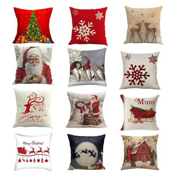 cushion/decorative pillow christmas pillowcase pattern printed sofa cover decoration case linen cushion 45x45cm for home car
cushion/decorative pillow christmas pillowcase pattern printed sofa cover decoration case linen cushion 45x45cm for home car