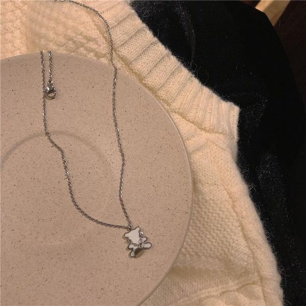 chains cute bear silver love necklace niche fashion girl clavicle chain womans luxury jewelry gift
chains cute bear silver love necklace niche fashion girl clavicle chain womans luxury jewelry gift