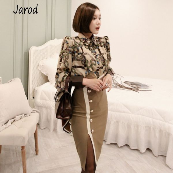 formal women 2 piece set autumn chiffon printing long sleeve blouse +high waist split pencil bodycon skirts work suits 210518, White
formal women 2 piece set autumn chiffon printing long sleeve blouse +high waist split pencil bodycon skirts work suits 210518, White