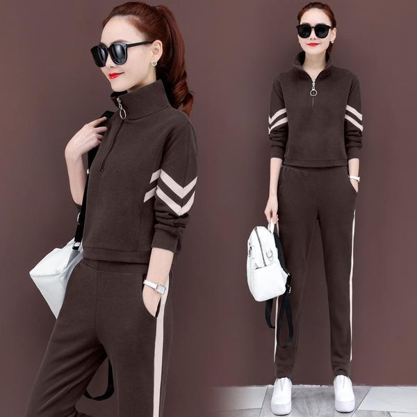 two piece dress 2021 autumn pieces set women leisure time athletic wear suit woman loose tide brand sweater western style, White
two piece dress 2021 autumn pieces set women leisure time athletic wear suit woman loose tide brand sweater western style, White