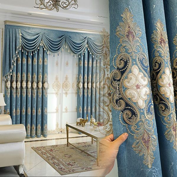curtain & drapes embroidered high blackout curtains finished custom luxury fabric bedroom living room floor-to-ceiling windows
curtain & drapes embroidered high blackout curtains finished custom luxury fabric bedroom living room floor-to-ceiling windows