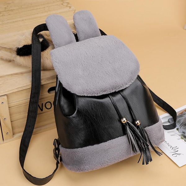 outdoor bags kawaii ears women backpacks soft pu leather plush female backbag school for teenage girls book mochila feminina
outdoor bags kawaii ears women backpacks soft pu leather plush female backbag school for teenage girls book mochila feminina