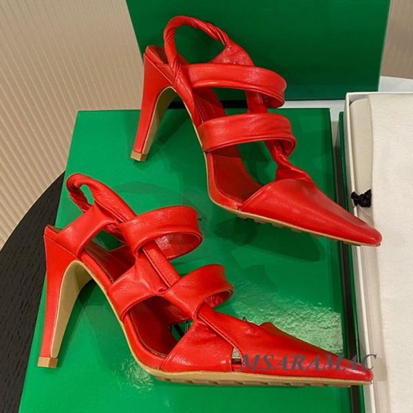genuine leather pointed toe women's high-heeled sandals fashion red twisted dress shoes high-quality designer, Black
genuine leather pointed toe women's high-heeled sandals fashion red twisted dress shoes high-quality designer, Black