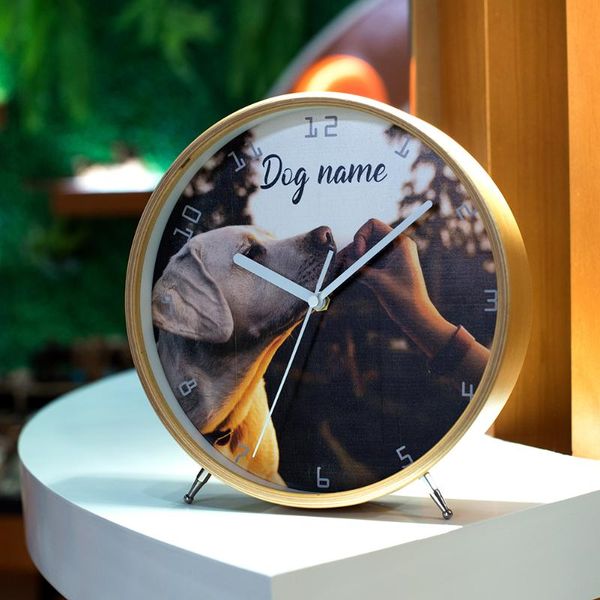 customized table clock wooden desk home decor decoration living room dog persionalized custom po & clocks
customized table clock wooden desk home decor decoration living room dog persionalized custom po & clocks