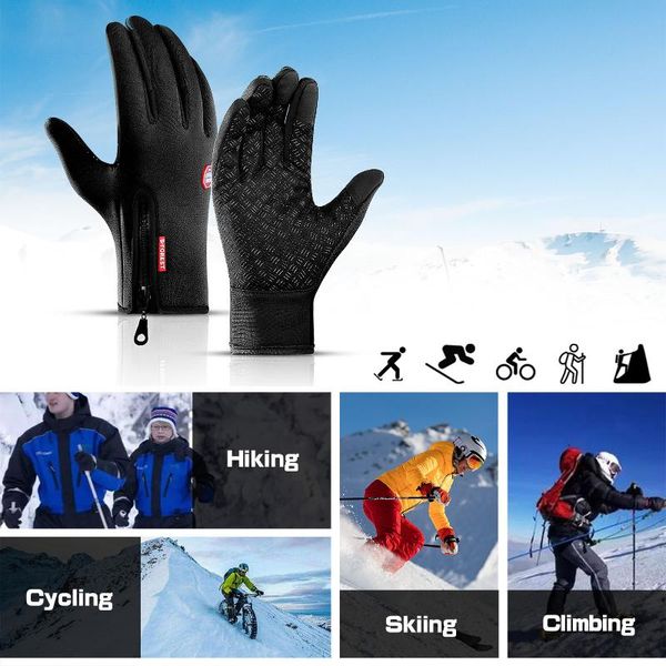 cycling gloves touchscreen winter thermal warm bicycle bike ski outdoor camping hiking motorcycle sports full finger 2021, Black
cycling gloves touchscreen winter thermal warm bicycle bike ski outdoor camping hiking motorcycle sports full finger 2021, Black