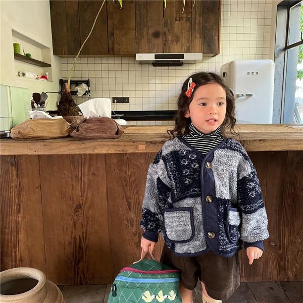jackets baby girl jacket toddler winter clothes children long sleeve patchwork cotton coats kids thicken casual lamb wool, Blue;gray
jackets baby girl jacket toddler winter clothes children long sleeve patchwork cotton coats kids thicken casual lamb wool, Blue;gray
