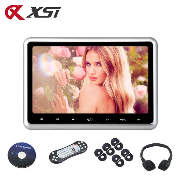 car video xst 9 inch headrest monitor hd 1080p dvd player touch button screen with usb/sd/ir/fm transmitter/speaker/game
car video xst 9 inch headrest monitor hd 1080p dvd player touch button screen with usb/sd/ir/fm transmitter/speaker/game