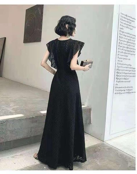 women's swimwear black evening dress girl banquet noble temperament socialite aura queen long, White;black
women's swimwear black evening dress girl banquet noble temperament socialite aura queen long, White;black