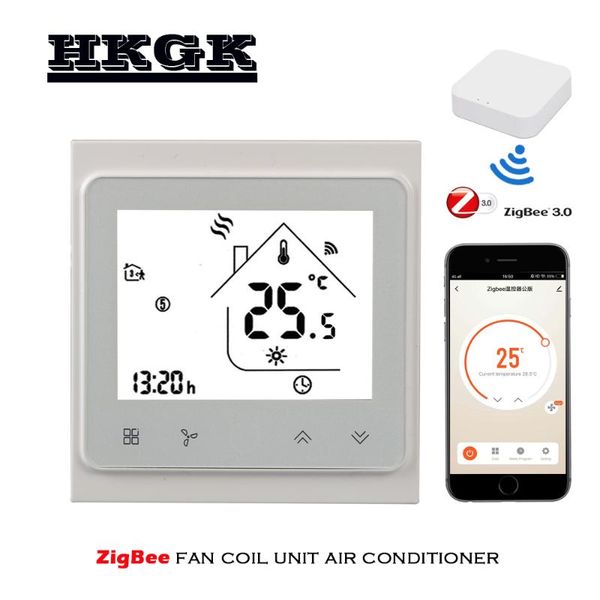smart home control 2pipe 4pipe zigbee air conditioning thermostat programming, for heating and cooling, with tuya app alexa google
smart home control 2pipe 4pipe zigbee air conditioning thermostat programming, for heating and cooling, with tuya app alexa google