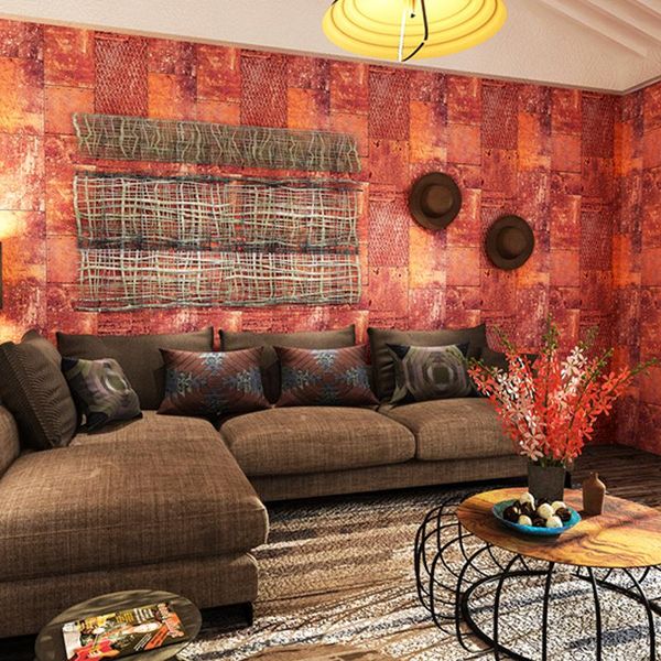 wallpapers 10m waterproof pvc nostalgic retro tinplate industrial style wallpaper for bedroom living room office kitchen wall papers home 
wallpapers 10m waterproof pvc nostalgic retro tinplate industrial style wallpaper for bedroom living room office kitchen wall papers home
