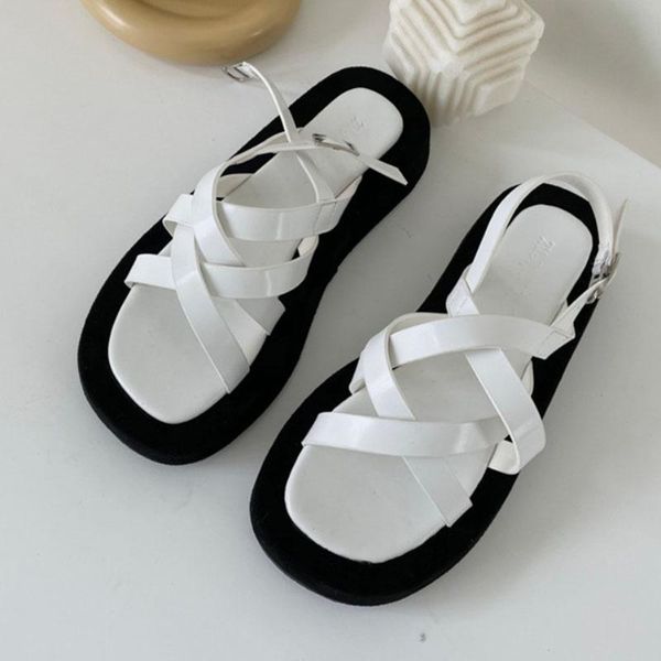 creepers mixed color cross band student sandals women muffins shoes woman thick soled sandales buckle strap gladiator sandalias, Black
creepers mixed color cross band student sandals women muffins shoes woman thick soled sandales buckle strap gladiator sandalias, Black