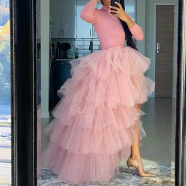 skirts lovely pink hi low puffy long formal skirt fashion tiered ruffle tulle asymmetrical plus size party custom made, Black
skirts lovely pink hi low puffy long formal skirt fashion tiered ruffle tulle asymmetrical plus size party custom made, Black
