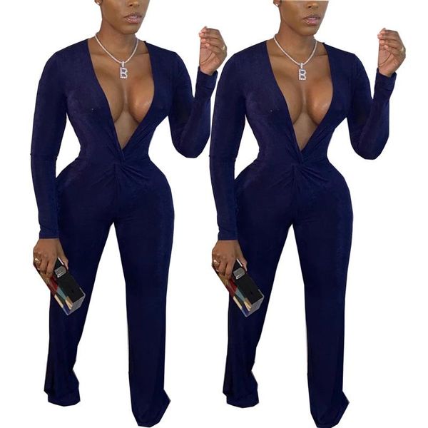 women's jumpsuits & rompers style dark blue v-neck full sleeve lady high waist ruched design wide leg pants temperament fashion, Black;white
women's jumpsuits & rompers style dark blue v-neck full sleeve lady high waist ruched design wide leg pants temperament fashion, Black;white