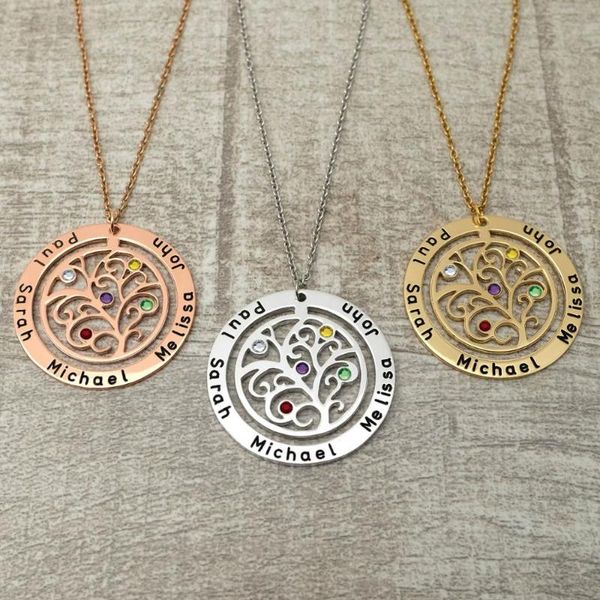 personalized family tree necklace custom name of life gift for mom drop jewelry chains, Silver
personalized family tree necklace custom name of life gift for mom drop jewelry chains, Silver